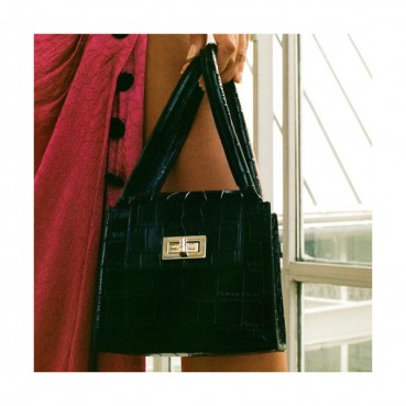 By Far 2020 Leather Tote Bag,17cm - 바이 파 2020 레더 토트백 BYFB0083,17cm,그린