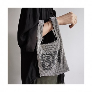 Alexander Wang 2020 Cubic Mini Tote Shopper Bag,31cm - 알렉산더왕 2020 큐빅 미니 토트 쇼퍼백 AWB0073,31cm,화이트