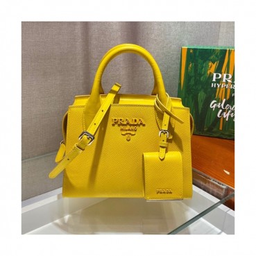 Prada 2020 Leather Tote Shoulder Bag,22CM - 프라다 2020 레더 토트 숄더백,1BA269