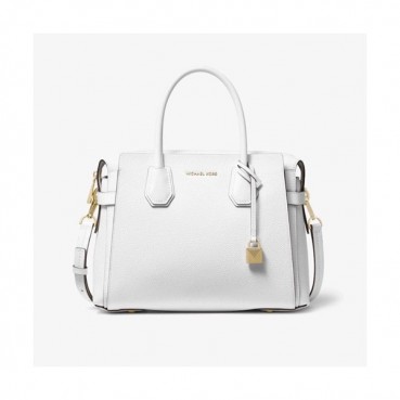 Michael Kors 2020 Leather Tote Shoulder Bag,27cm - 마이클 코어스 2020 레더 토트 숄더백,MKB0344,27cm,화이트