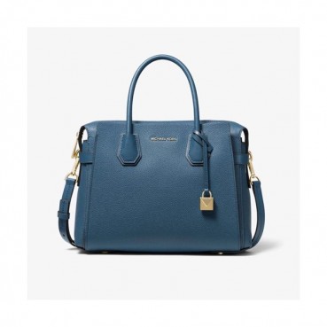 Michael Kors 2020 Leather Tote Shoulder Bag,27cm - 마이클 코어스 2020 레더 토트 숄더백,MKB0339,27cm,블루