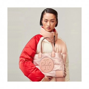 Tory Burch 2020 Nylon Tote Bag,34cm - 토리버치 2020 나일론 토트백 TBB0270,34cm,핑크