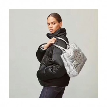 Tory Burch 2020 Nylon Tote Bag,34cm - 토리버치 2020 나일론 토트백 TBB0269,34cm,그레이