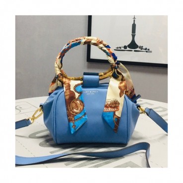 Tory Burch 2020 Leather Tote Shoulder Bag,20cm - 토리버치 2020 레더 토트 숄더백 TBB0262,20cm,블루