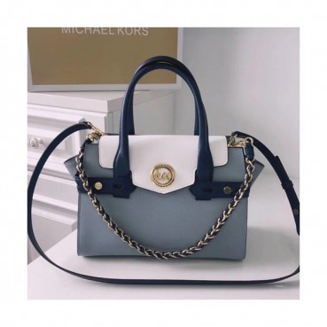 Michael Kors 2020 Leather Tote Shoulder Bag,28cm - 마이클 코어스 2020 레더 토트 숄더백,MKB0310,28cm,블루