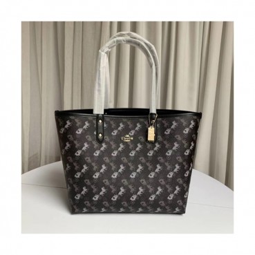 Coach 2020 Tote Shoulder Shopper Bag,33cm - 코치 2020 토트 숄더 쇼퍼백 COAB0230,33cm,블랙