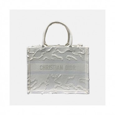 Dior 2020 Woman Canvas Book Tote Shopper Bag,36CM - 디올 2020 여성용 캔버스 북 토트 쇼퍼백 DIOB0587,36CM,화이트