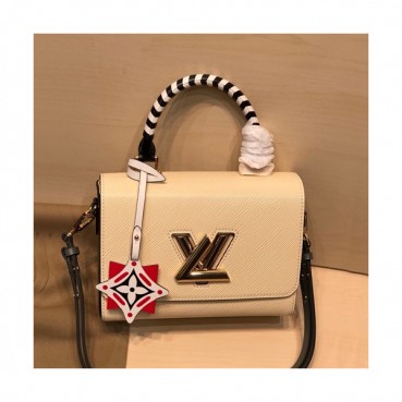 Louis Vuitton 2020 Twist Tote Shouder Bag,23cm - 루이비통 2020 트위스트 토트 숄더백 ,M50282,LOUB2247,23cm,화이트