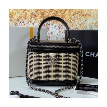 Chanel 2020 Leather Tote Shoulder Bag,15CM - 샤넬 2020 레더 토트 숄더백,CHAB1560,15CM,블랙