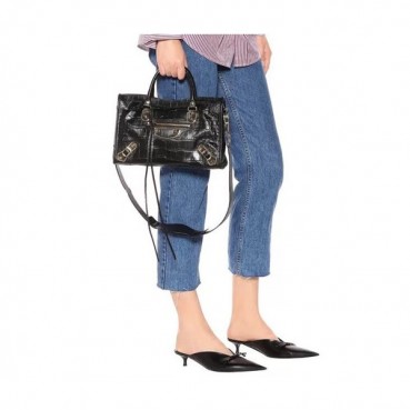 Balenciaga 2020 Classic City Leather Medium Tote Shoulder Bag,30CM - 발렌시아가 2020 클래식 시티 레더 미듐 토트 숄더백,BGB0609,30CM,블랙