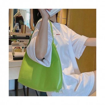 By Far 2020 Leather Tote Shoulder Bag,24cm - 바이 파 2020 레더 토트 숄더백 BYFB0059,24cm,라이트그린