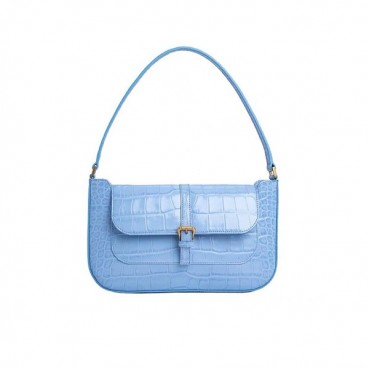 By Far 2020 Leather Tote Shoulder Bag,26cm - 바이 파 2020 레더 토트 숄더백 BYFB0045,26cm,스카이블루