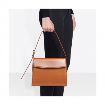 Balenciaga 2020 Ghost Leather Tote Shoulder Bag,26CM - 발렌시아가 2020 고스트 레더 토트 숄더백,BGB0606,26CM,브라운