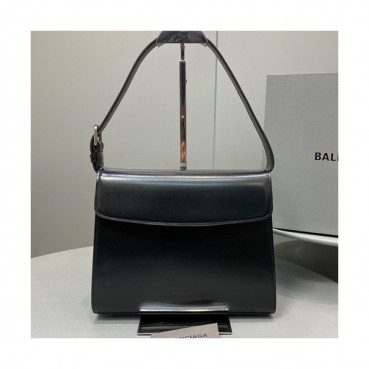 Balenciaga 2020 Ghost Leather Tote Shoulder Bag,26CM - 발렌시아가 2020 고스트 레더 토트 숄더백,BGB0603,26CM,블랙