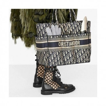 Dior 2020 Woman Canvas Book Tote Shopper Bag,48CM - 디올 2020 여성용 캔버스 북 토트 쇼퍼백 DIOB0563,48CM,네이비