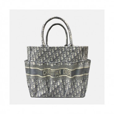 Dior 2020 Woman Canvas Book Tote Shopper Bag,48CM - 디올 2020 여성용 캔버스 북 토트 쇼퍼백 DIOB0562,48CM,그레이