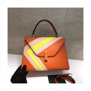 Valextra 2020 Epsom Leather Tote Shoulder Bag,26CM - 발렉스트라 2020 엡송 레더 토트 숄더백,VALB0132,26CM,오렌지