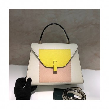 Valextra 2020 Epsom Leather Tote Shoulder Bag,26CM - 발렉스트라 2020 엡송 레더 토트 숄더백,VALB0124,26CM,화이트