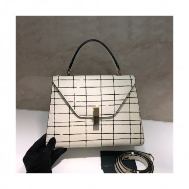 Valextra 2020 Epsom Leather Tote Shoulder Bag,26CM - 발렉스트라 2020 엡송 레더 토트 숄더백,VALB0123,26CM,화이트