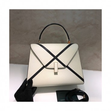 Valextra 2020 Epsom Leather Tote Shoulder Bag,26CM - 발렉스트라 2020 엡송 레더 토트 숄더백,VALB0122,26CM,화이트