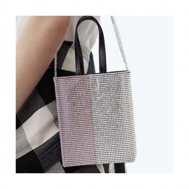 Alexander Wang 2020 Cubic Tote Shoulder Shopper Bag,18cm - 알렉산더왕 2020 큐빅 토트 숄더 쇼퍼백 AWB0059,18cm,화이트핑크