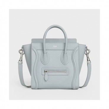 Celine 2020 Nano Luggage Leather Tote Shoulder Bag,20CM - 셀린느 2020 나노 러기지 레더 토트 숄더백 ,189243