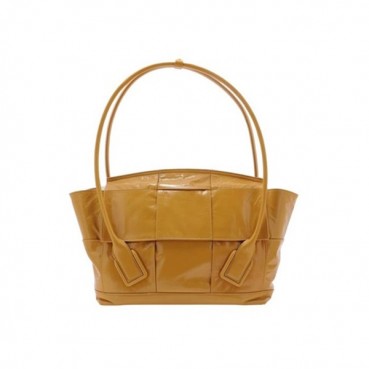 Bottega Veneta 2020 Arco Slouch Tote Bag,32cm - 보테가 베네타 2020 아르코 슬라우치 토트백, 618464,BVB0558,32cm,옐로우
