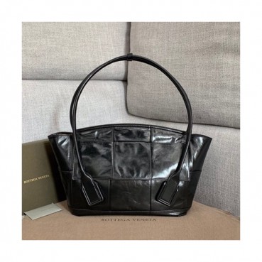 Bottega Veneta 2020 Arco Slouch Tote Bag,32cm - 보테가 베네타 2020 아르코 슬라우치 토트백, 618464,BVB0557,32cm,블랙