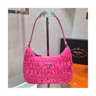 Prada 2020 Nylon Hobo Tote Shoulder Bag,22CM - 프라다 2020 나일론 호보 토트 숄더백,1NE204