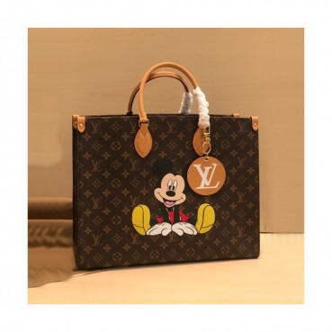 Louis Vuitton 2020 Onthego Tote Shopper Bag,41cm - 루이비통 2020 온더고 토트 쇼퍼백 M44570,LOUB2131 ,41cm,브라운