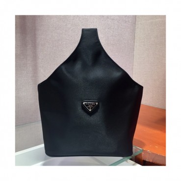 Prada 2019 Women Nylon Bucket Tote Bag ,21CM - 프라다 2019 여성용 나일론 버킷 토트백 1N1420,21CM,블랙