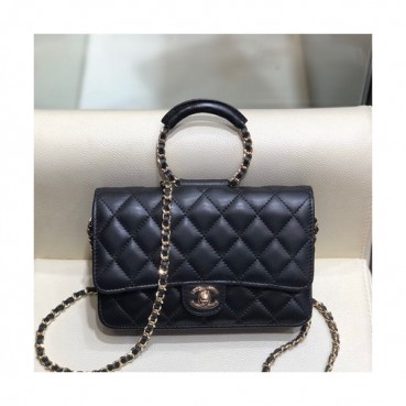 Chanel 2020 WOC Chain Tote Shoulder Cross Bag,19.2CM - 샤넬 2020 WOC 체인 토트 숄더 크로스백,CHAB1465,19.2CM,블랙