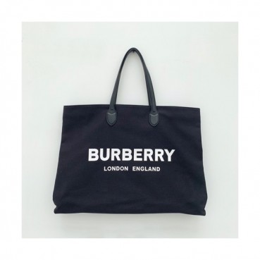 Burberry 2020  Canvas Tote Shopper Bag, 57cm - 버버리 2020 여성용 캔버스 토트 쇼퍼백,BURB0474,57cm,블랙