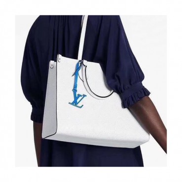 Louis Vuitton 2020 Onthego Tote Shopper Bag,41cm - 루이비통 2020 온더고 토트 쇼퍼백 M56080,LOUB2040,41cm,화이트