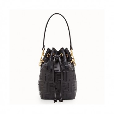 Fendi 2020 Mon Tresor Bucket Tote Shoulder Bag ,18CM - 펜디 2020 몬 트레조 버킷 토트 숄더백  FENB0516,18CM,블랙