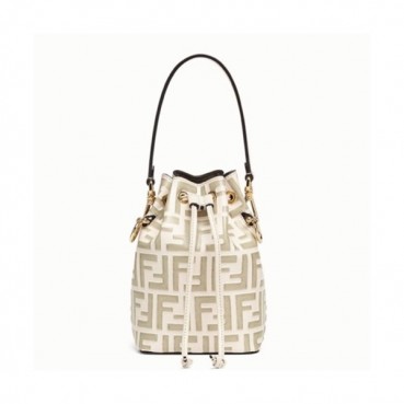 Fendi 2020 Mon Tresor Bucket Tote Shoulder Bag ,18CM - 펜디 2020 몬 트레조 버킷 토트 숄더백  FENB0514,18CM,그레이