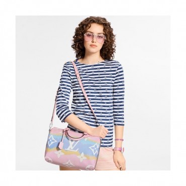 Louis Vuitton 2020 Speedy Tote Shoulder Bag,30cm - 루이비통 2020 스피디 토트 숄더백 M45146,LOUB2005,30cm,핑크블루