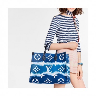 Louis Vuitton 2020 Onthego Tote Shopper Bag,41cm - 루이비통 2020 온더고 토트 쇼퍼백 M45119,LOUB1997 ,41cm,블루