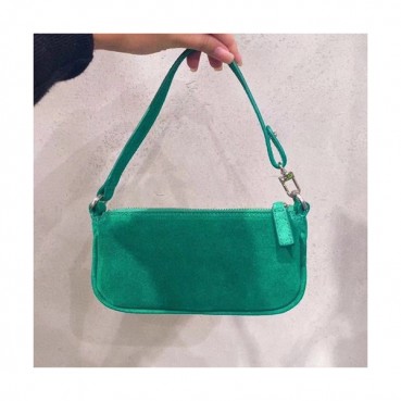 By Far 2020 Suede Tote Shoulder Bag,18cm - 바이 파 2020 스웨이드 토트 숄더백 BYFB0027,18cm,그린