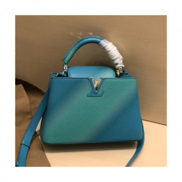 Louis Vuitton 2020 Capucines Leather Tote Shoulder Bag,27/31cm - 루이비통 2020 카푸신 레더 토트 숄더백  M48865,LOUB1964,27/31cm,블루