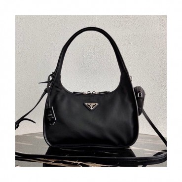 Prada 2020 Nylon Hobo Tote Shoulder Bag,34CM - 프라다 2020 나일론 호보 토트 숄더백,1BC115