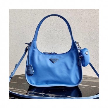 Prada 2020 Nylon Hobo Tote Shoulder Bag,34CM - 프라다 2020 나일론 호보 토트 숄더백,1BC115
