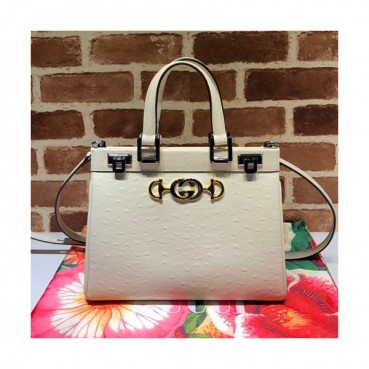 Gucci 2020 Zumi Handle Tote Shoulder Bag,27CM - 구찌 2020 주미 핸들 토트 숄더백 569712,GUB1042,27cm,화이트