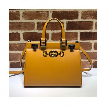 Gucci 2020 Zumi Handle Tote Shoulder Bag,27CM - 구찌 2020 주미 핸들 토트 숄더백 569712,GUB1040,27cm,옐로우