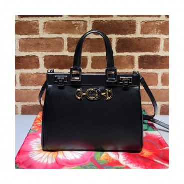 Gucci 2020 Zumi Handle Tote Shoulder Bag,27CM - 구찌 2020 주미 핸들 토트 숄더백 569712,GUB1039,27cm,블랙