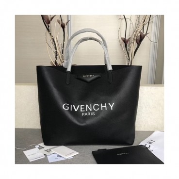 Givenchy 2020 Leather Women Tote Shopper Bag ,53cm - 지방시 2020 레더 여성용 토트 쇼퍼백 GVB0328,53cm,블랙