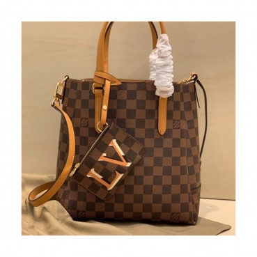 Louis Vuitton 2020 Belmont Tote Shoulder Shopper Bag,25.5 / 32cm - 루이비통 2020 벨몬트 토트 숄더 쇼퍼백 N60294,LOUB1945,25.5 / 32cm,브라운