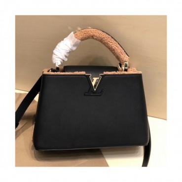 Louis Vuitton 2020 Capucines Leather Tote Shoulder Bag,27/31cm - 루이비통 2020 카푸신 레더 토트 숄더백  M48865,LOUB1940,27/31cm,블랙