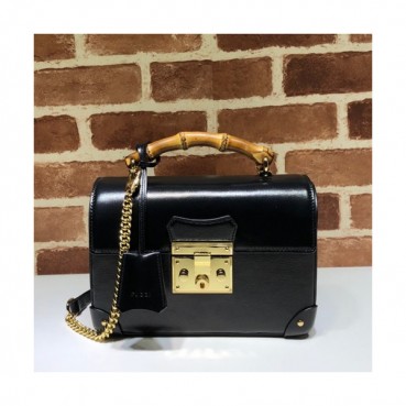 Gucci 2020 GG Supreme Padlock Tote Shoulder Bag,24CM - 구찌 2020 GG 수프림 패드락 토트 숄더백 ,603221,GUB0941,24CM,블랙