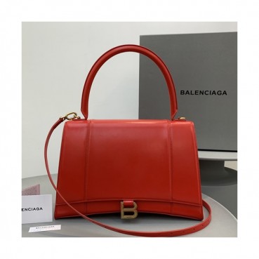 Balenciaga 2019 Leather Tote Shoulder Bag,36CM - 발렌시아가 2019 레더 토트 숄더백,BGB0518,36CM,레드